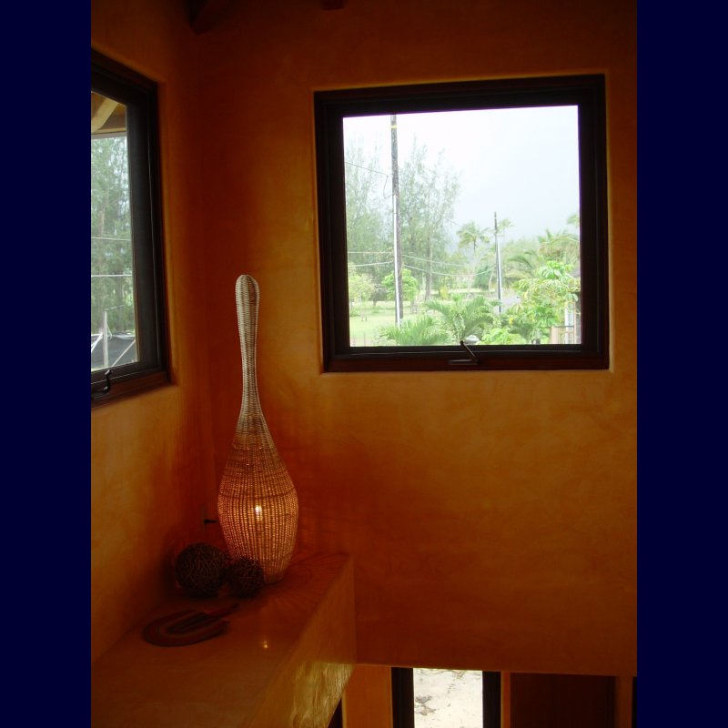 View of waterfall looking south from master bedroom