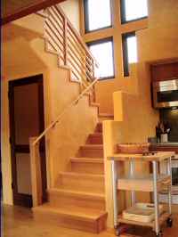 Stairs tho the Master Suite